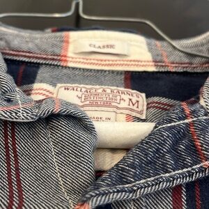 J Crew Wallace and Barnes Flannel Shirt